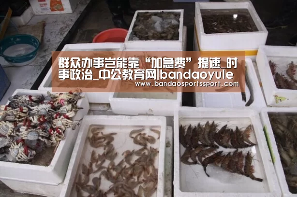 群众办事岂能靠“加急费”提速_时事政治_中公教育网|bandaoyule(图1) 半岛娱乐官方网站
